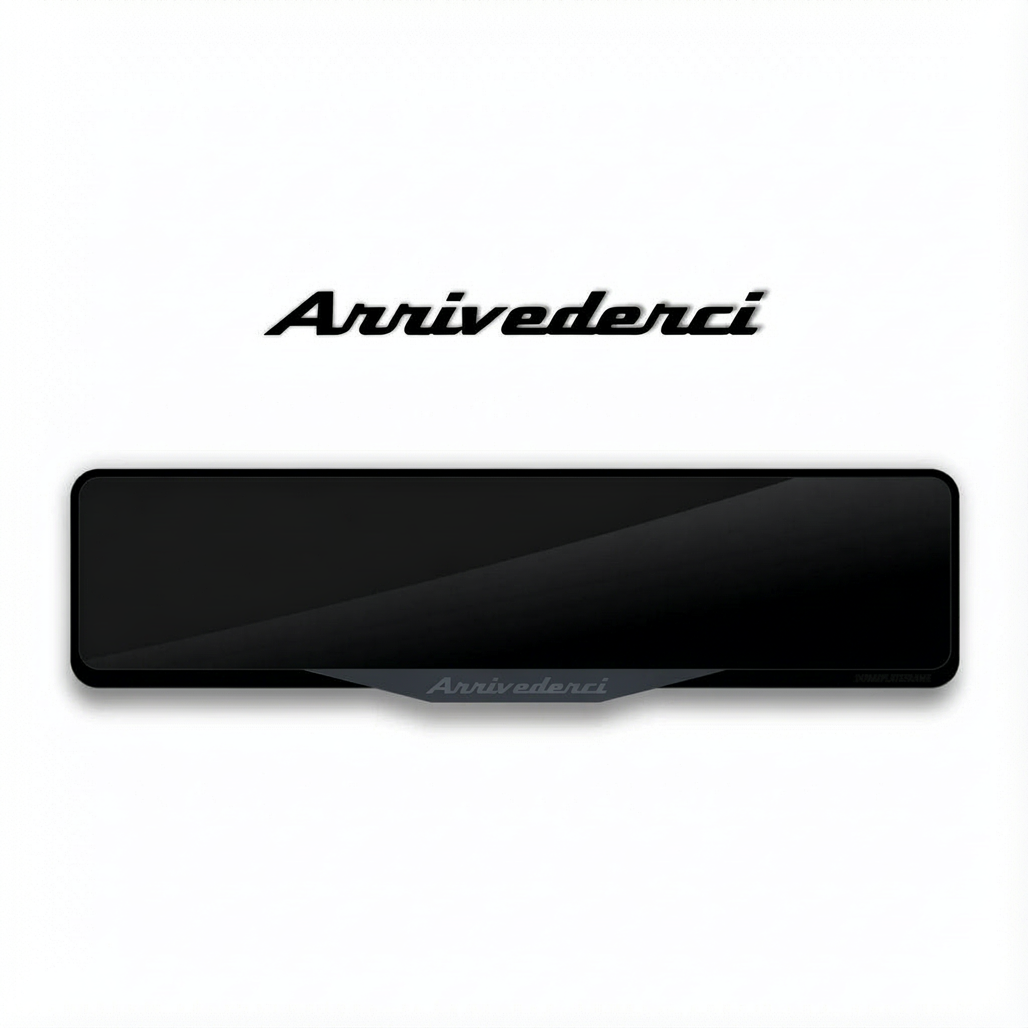 إطار لوحة مازيراتي ARRIVEDERCI مخصص