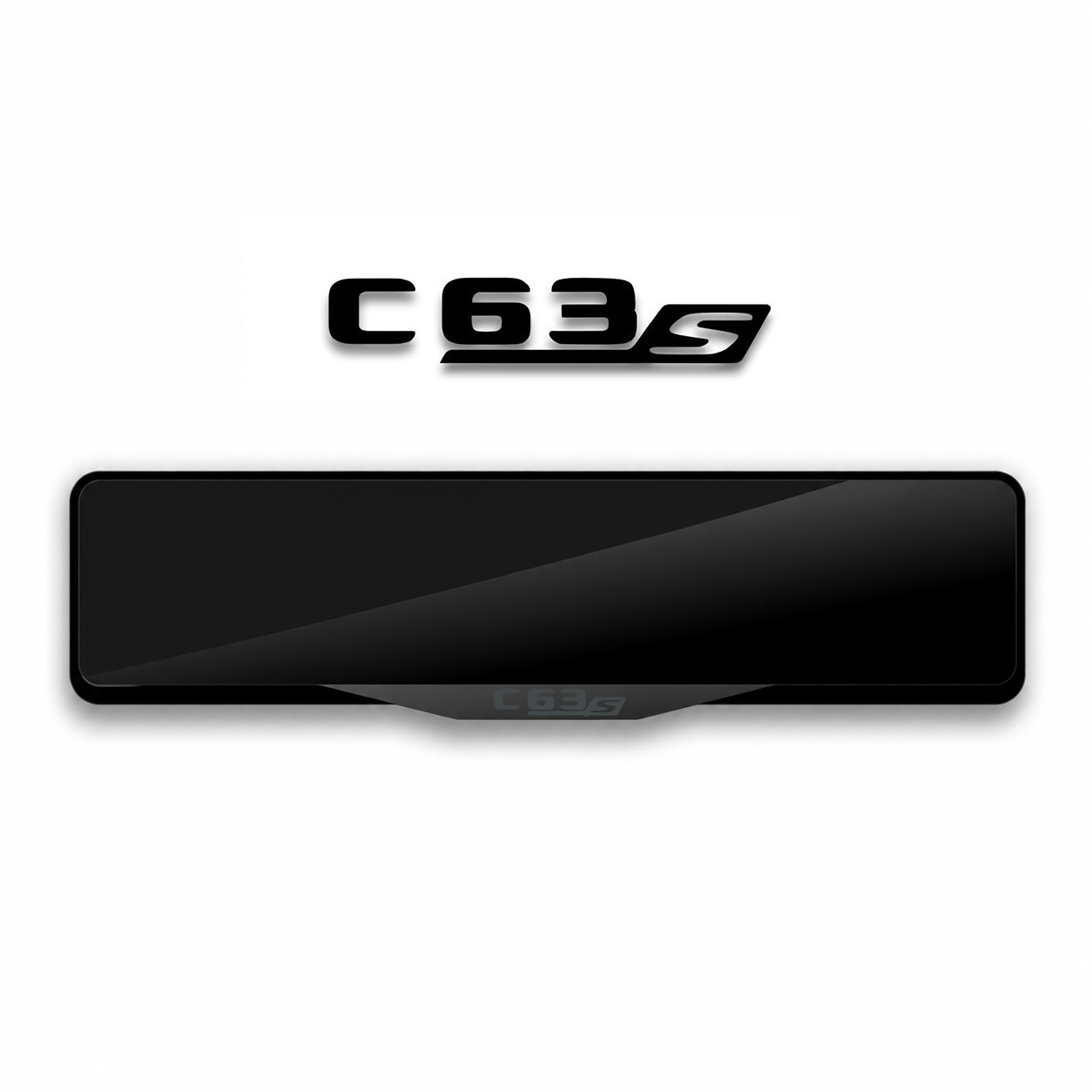 إطار لوحة مرسيدس بنز C63S AMG مخصص