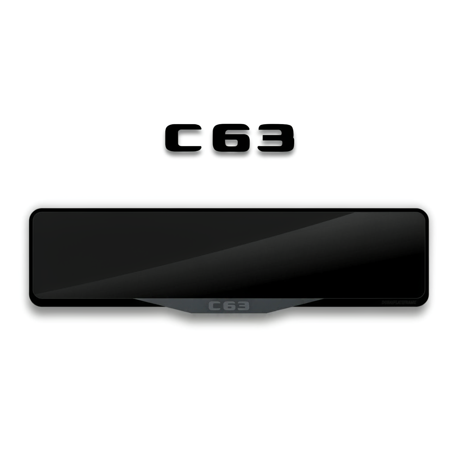 إطار لوحة مرسيدس بنز C63 AMG مخصص