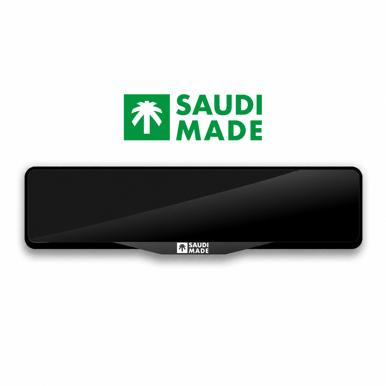 إطار لوحة ' ُصنع السعودية' إطار لوحة بتصميم خاص باللون أبيض
