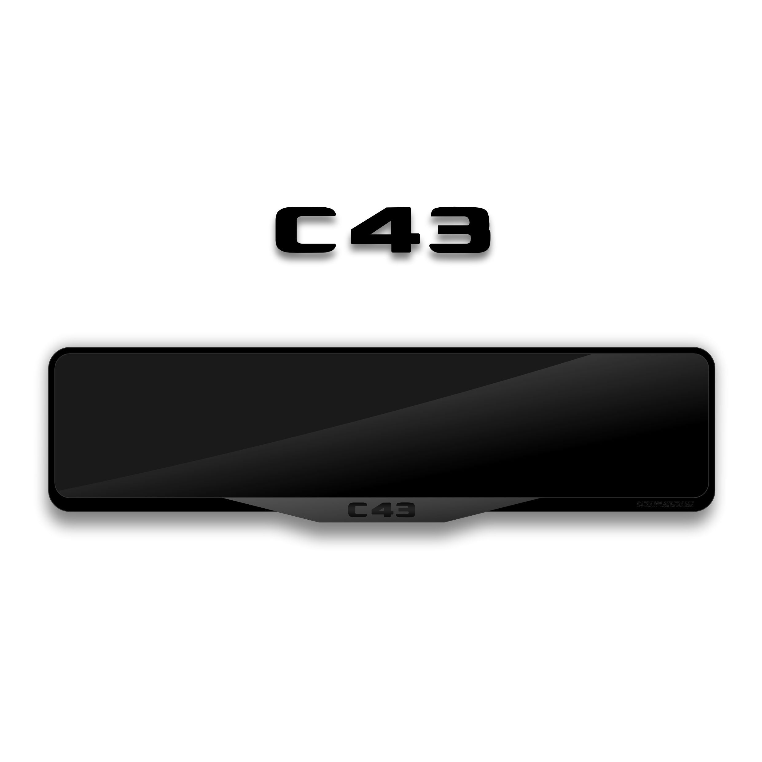 إطار لوحة مرسيدس بنز C43 AMG مخصص